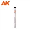 AK Interactive AK6540 ROD 2.00 DIAMETER X 350MM – STYRENE ROD – (6 UNITS)